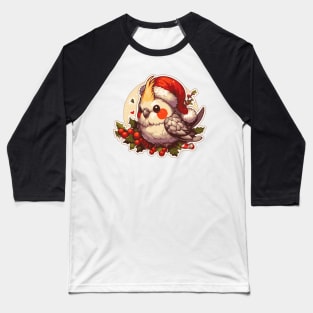 chonky Christmas cockatiel Baseball T-Shirt